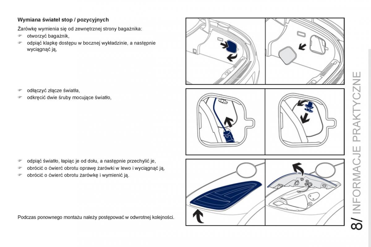 Peugeot RCZ instrukcja obslugi / page 179