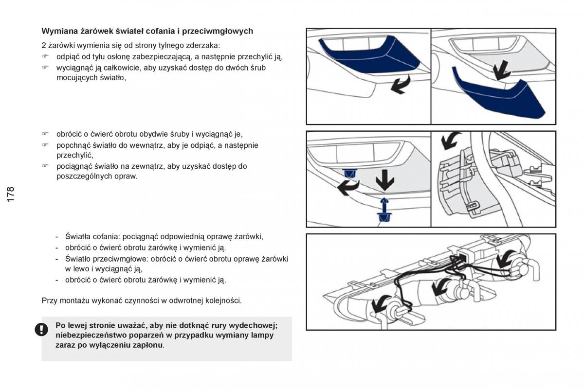 Peugeot RCZ instrukcja obslugi / page 180