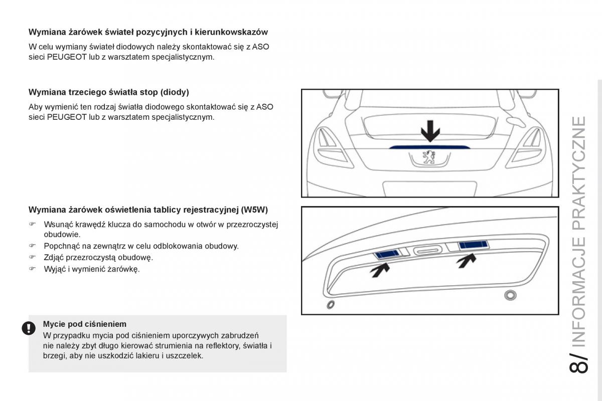 Peugeot RCZ instrukcja obslugi / page 181