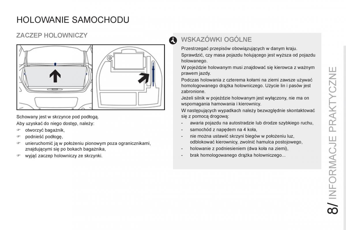 Peugeot RCZ instrukcja obslugi / page 189