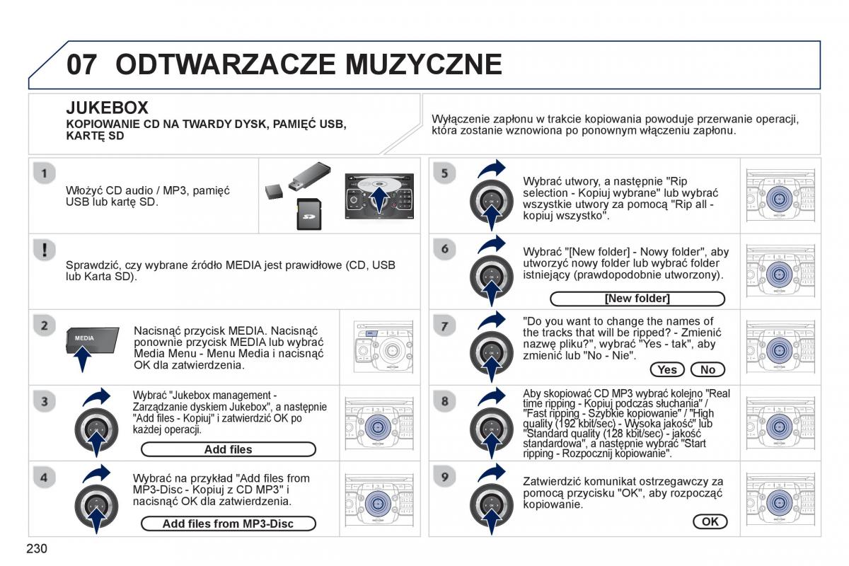 Peugeot RCZ instrukcja obslugi / page 232