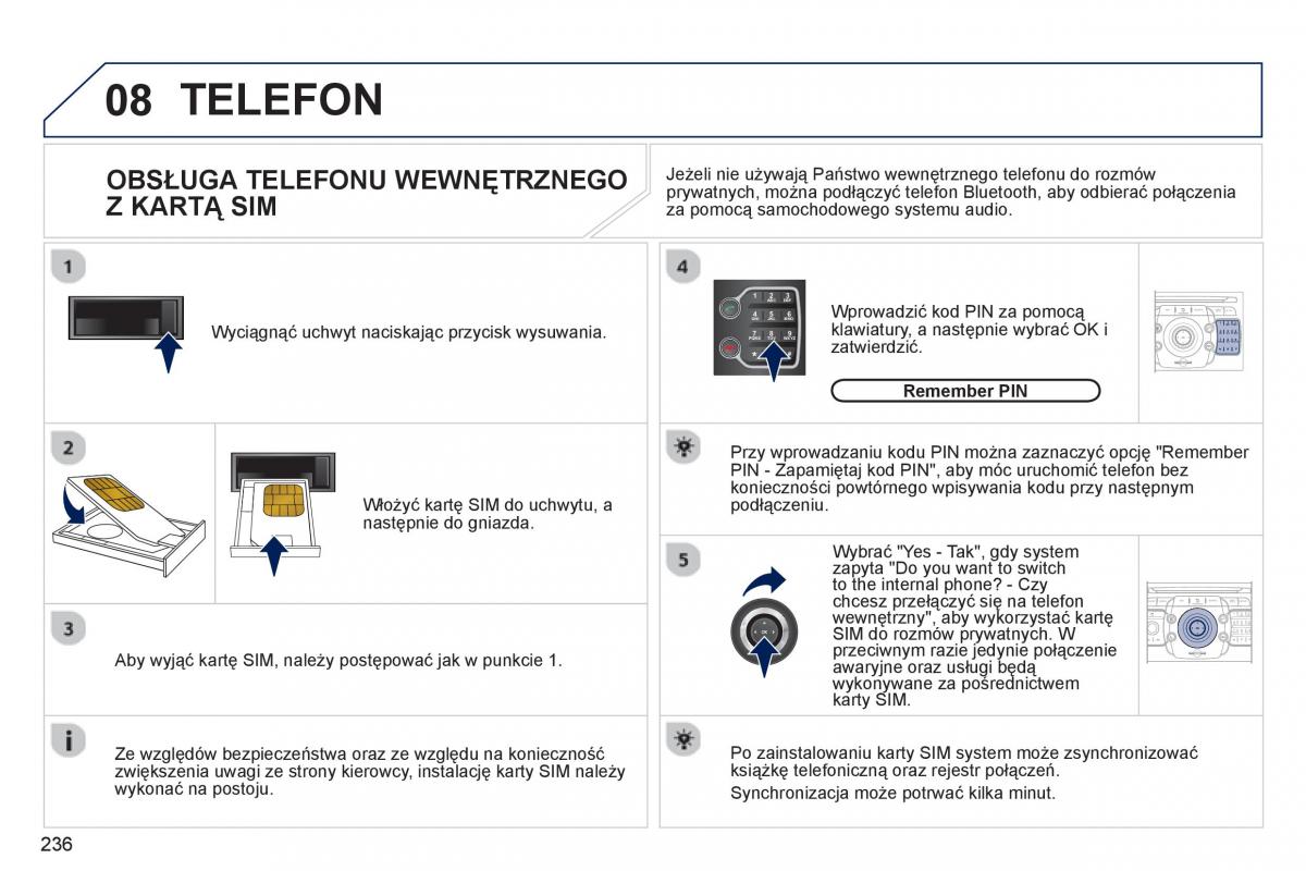 Peugeot RCZ instrukcja obslugi / page 238