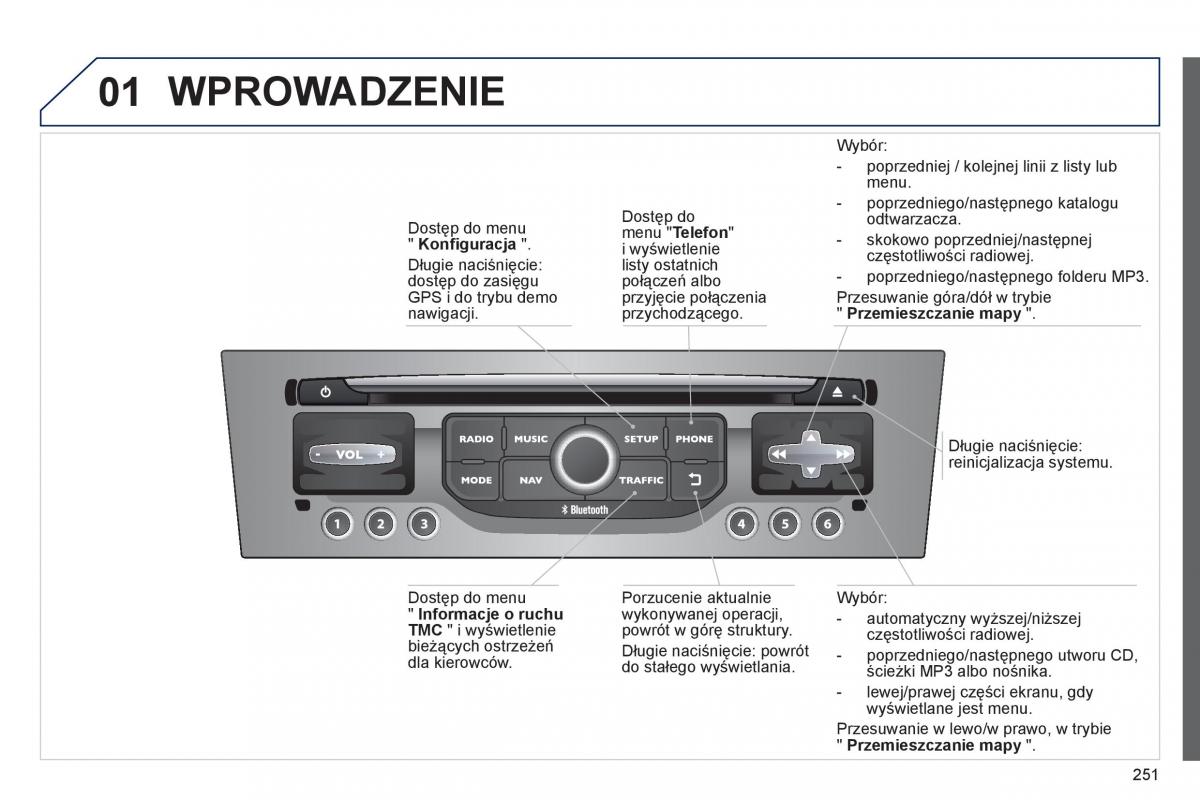 Peugeot RCZ instrukcja obslugi / page 253