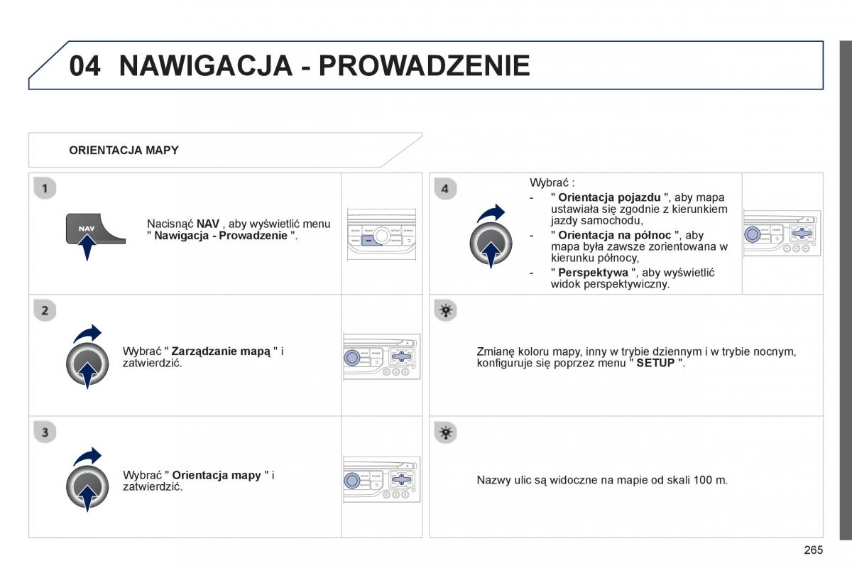 Peugeot RCZ instrukcja obslugi / page 267