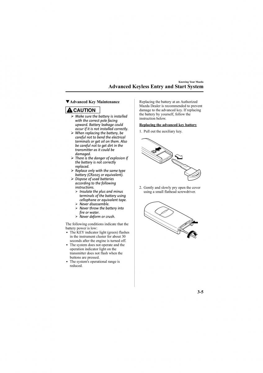 Mazda 6 II 2 owners manual / page 75