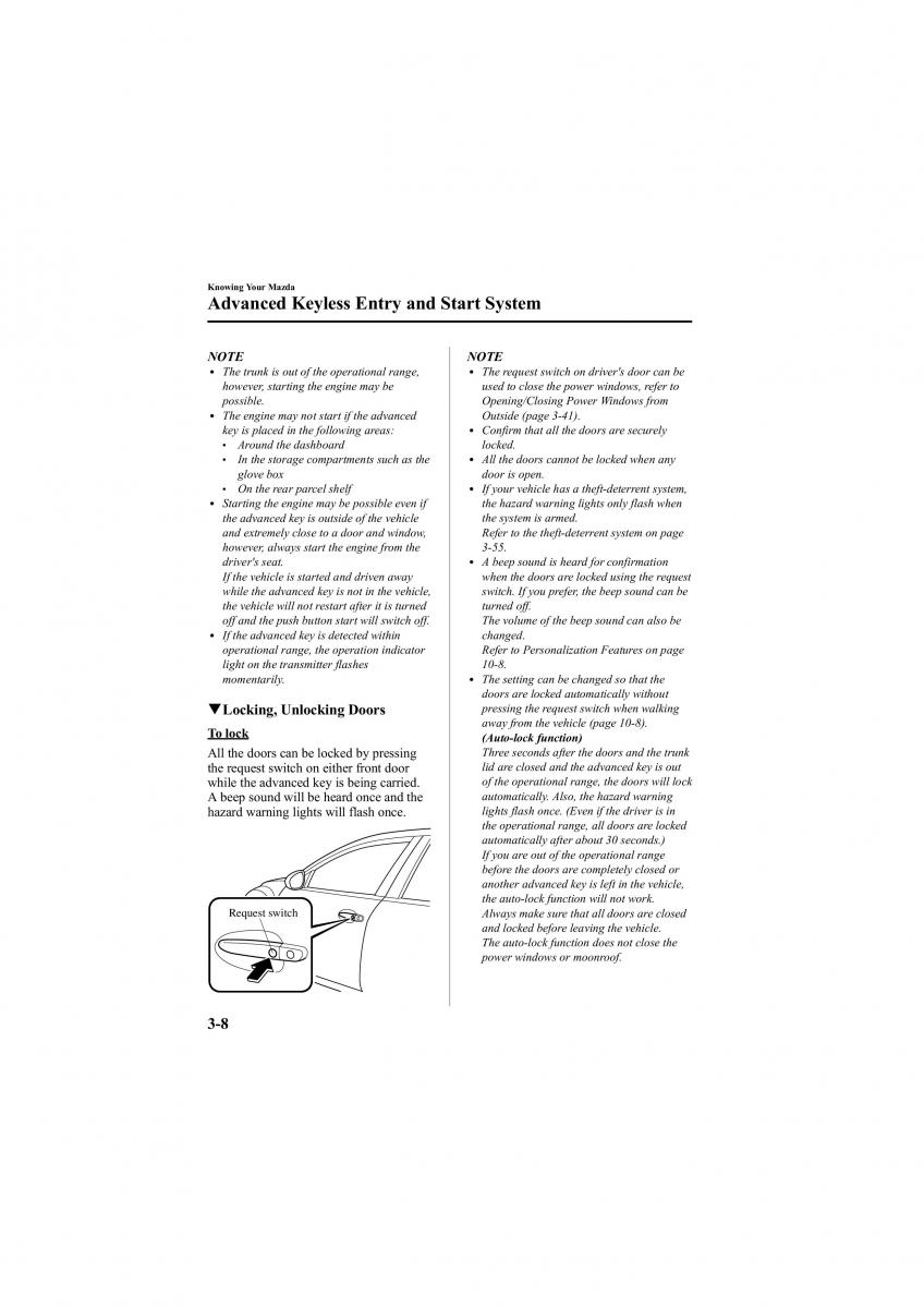 Mazda 6 II 2 owners manual / page 78