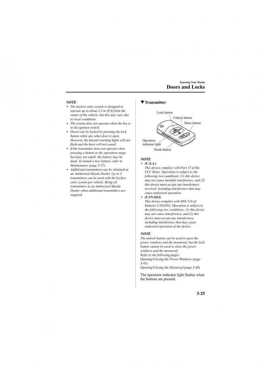 Mazda 6 II 2 owners manual / page 95