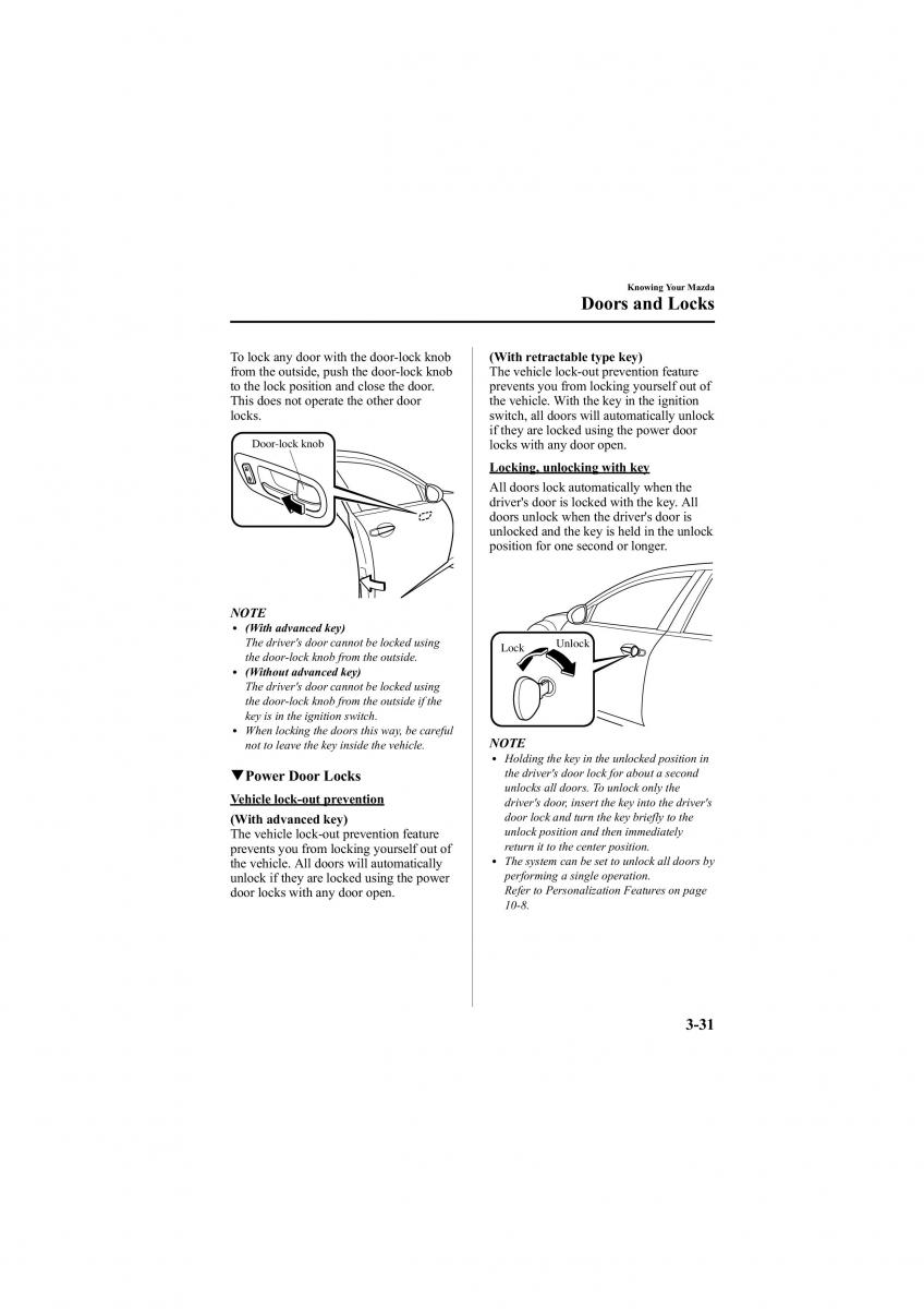 Mazda 6 II 2 owners manual / page 101