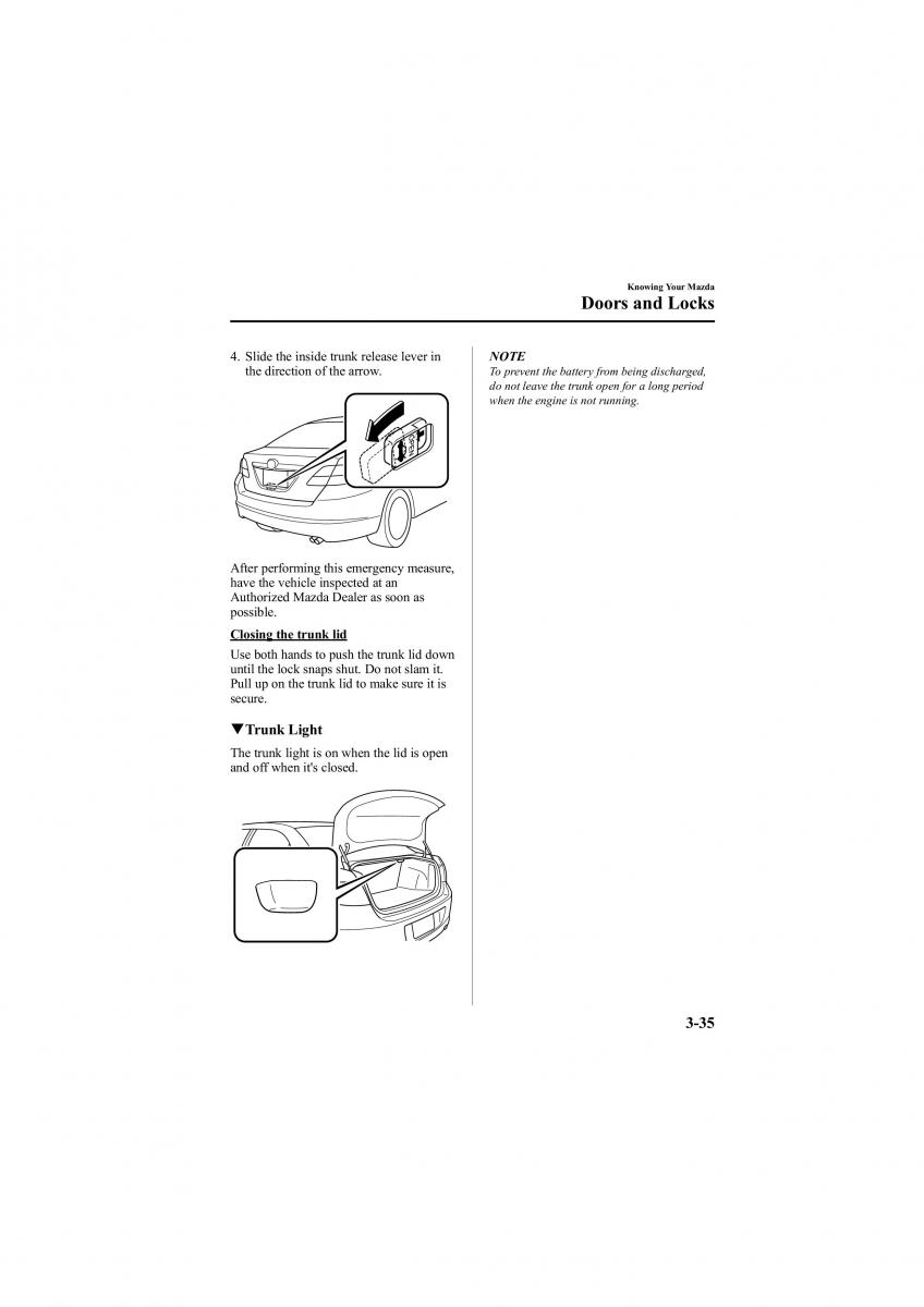 Mazda 6 II 2 owners manual / page 105