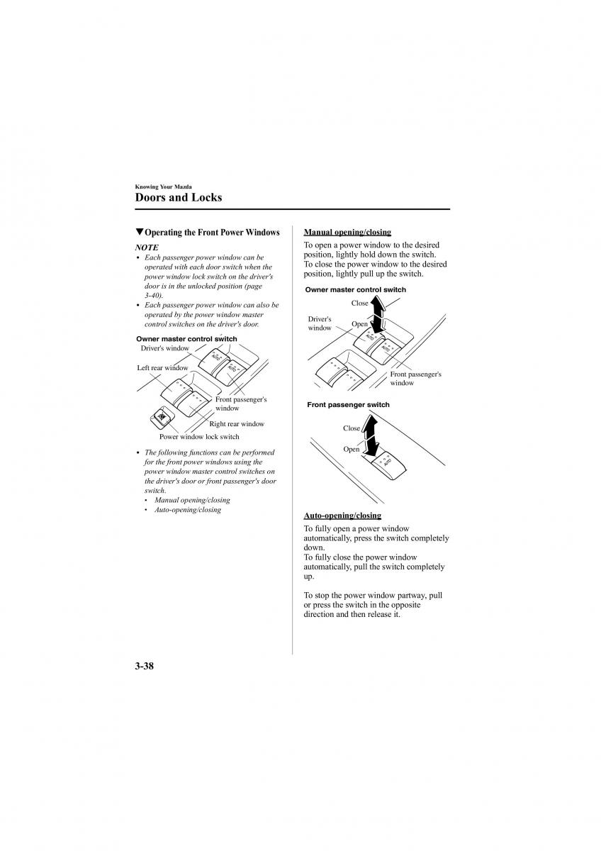 Mazda 6 II 2 owners manual / page 108