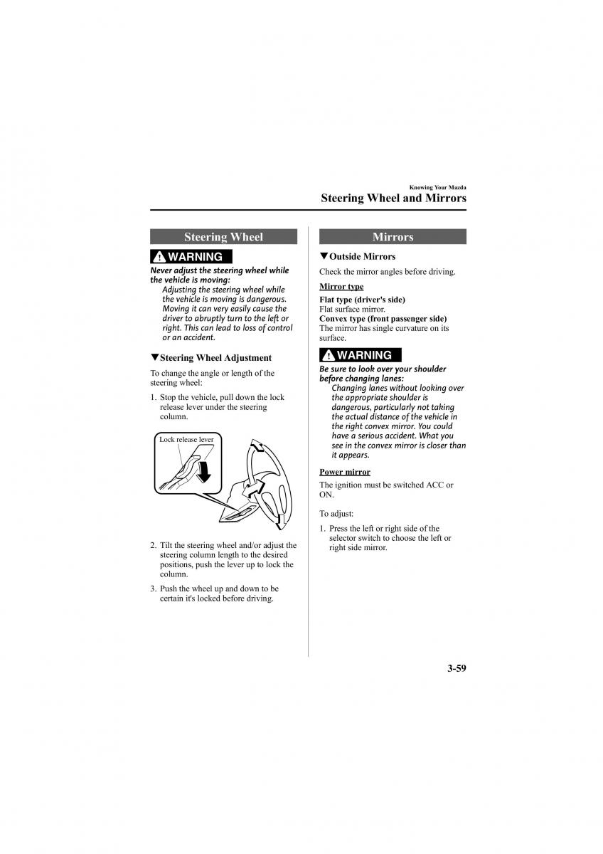 Mazda 6 II 2 owners manual / page 129