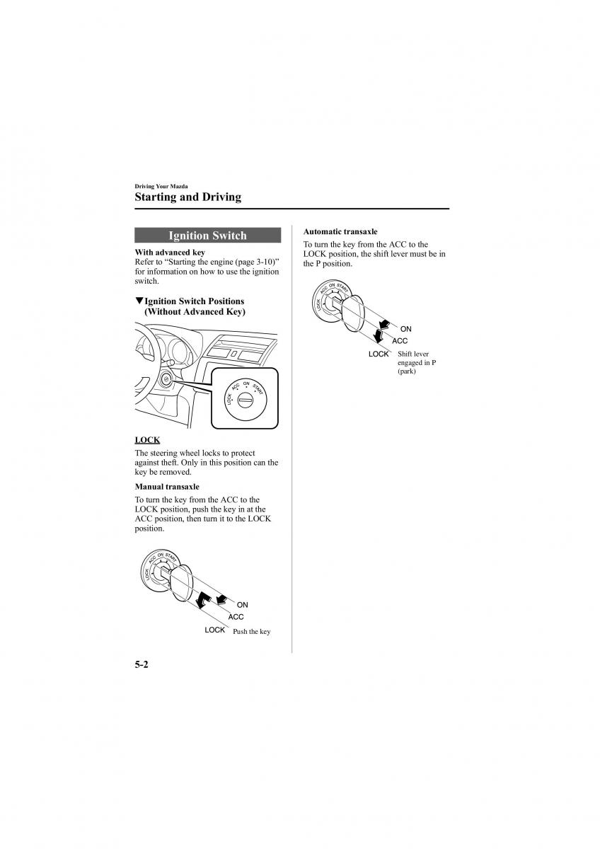 Mazda 6 II 2 owners manual / page 146