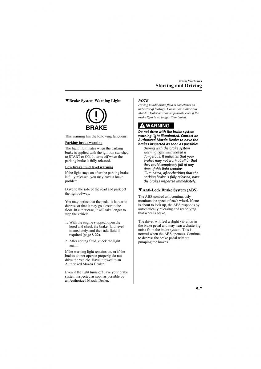 Mazda 6 II 2 owners manual / page 151