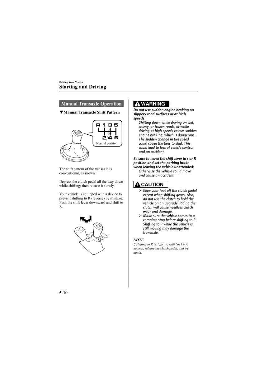 Mazda 6 II 2 owners manual / page 154