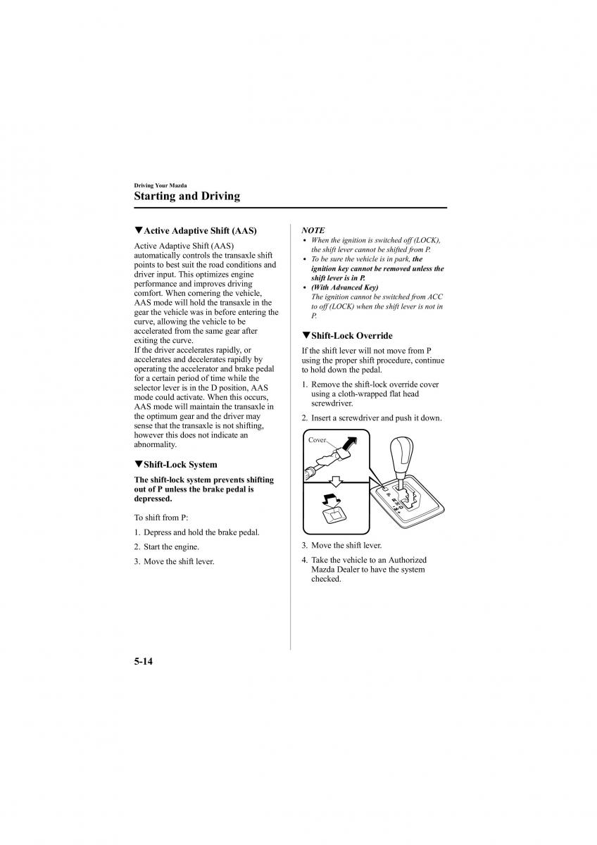 Mazda 6 II 2 owners manual / page 158