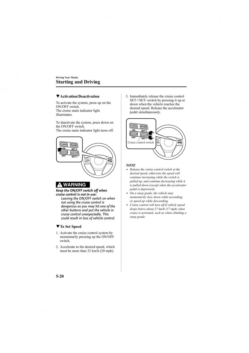 Mazda 6 II 2 owners manual / page 164