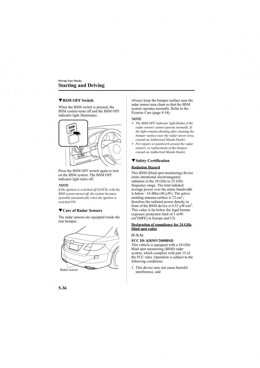 Mazda 6 II 2 owners manual / page 180