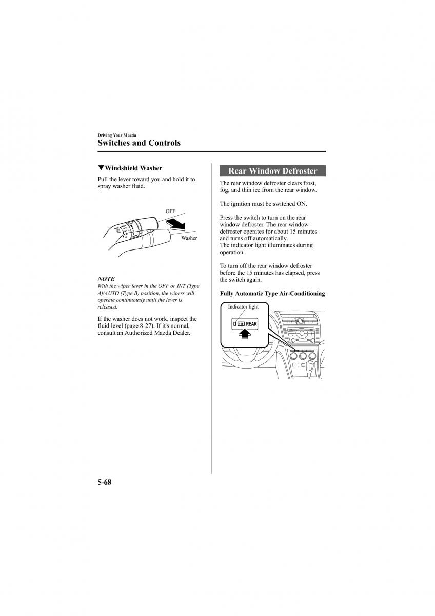 Mazda 6 II 2 owners manual / page 212