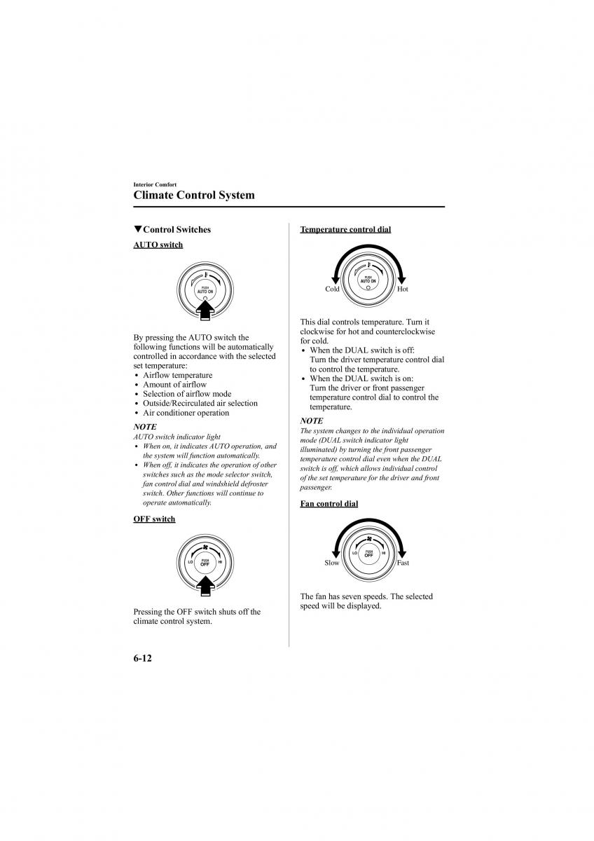 Mazda 6 II 2 owners manual / page 230