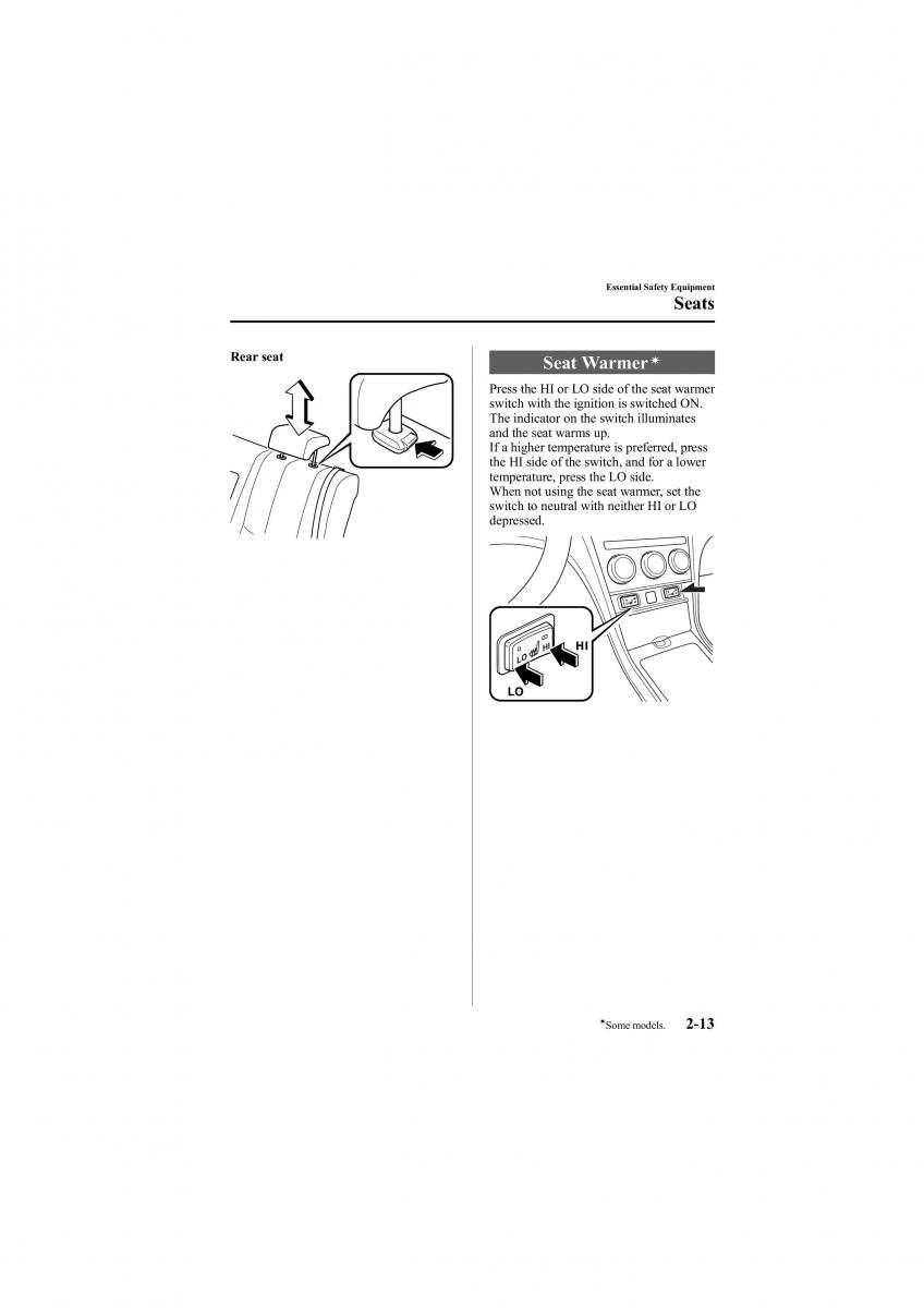 Mazda 6 II 2 owners manual / page 25