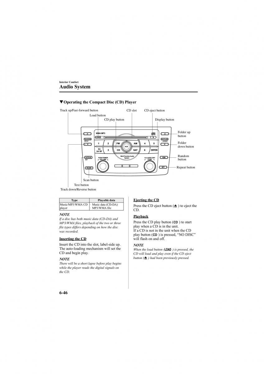 Mazda 6 II 2 owners manual / page 264