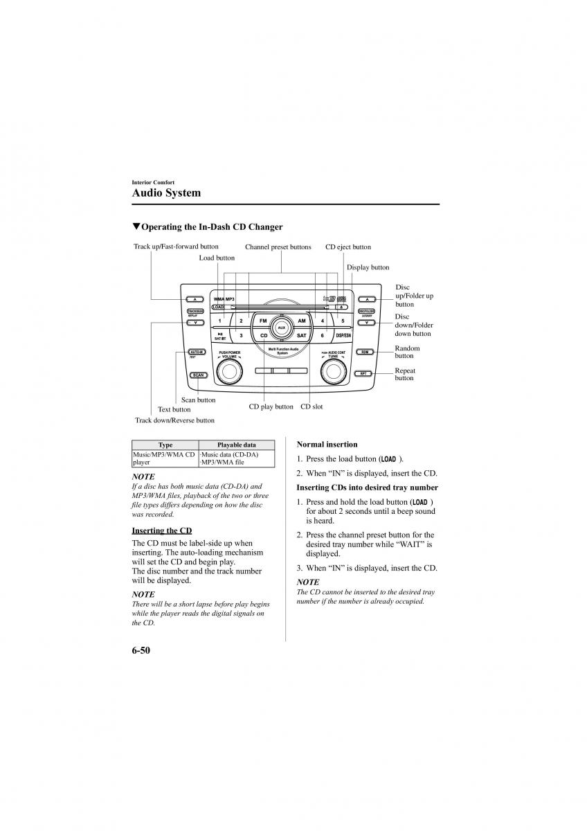 Mazda 6 II 2 owners manual / page 268