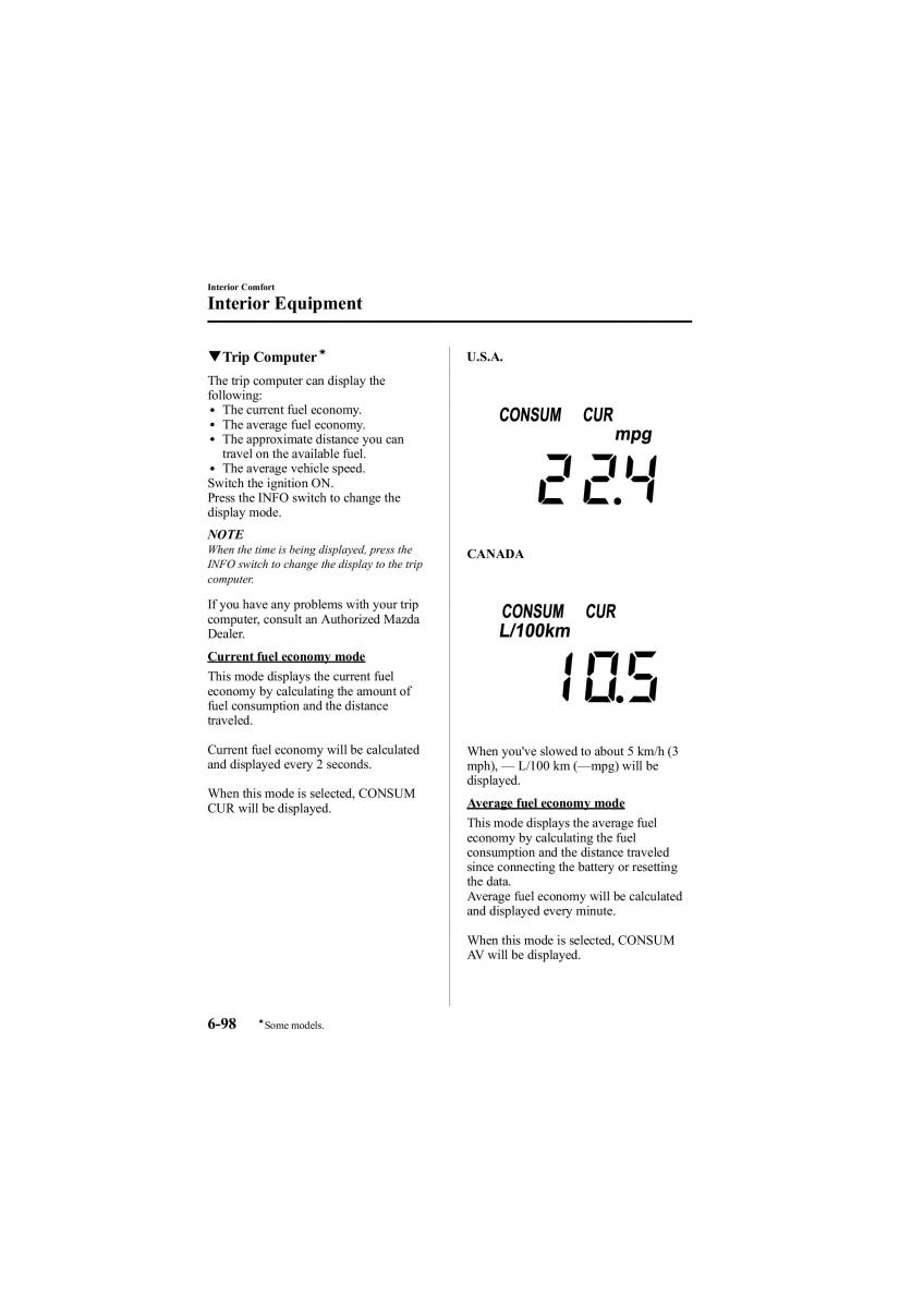 Mazda 6 II 2 owners manual / page 316