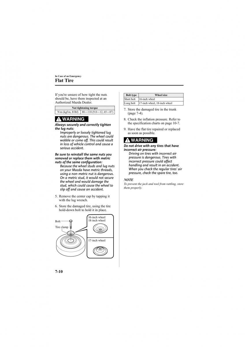 Mazda 6 II 2 owners manual / page 334