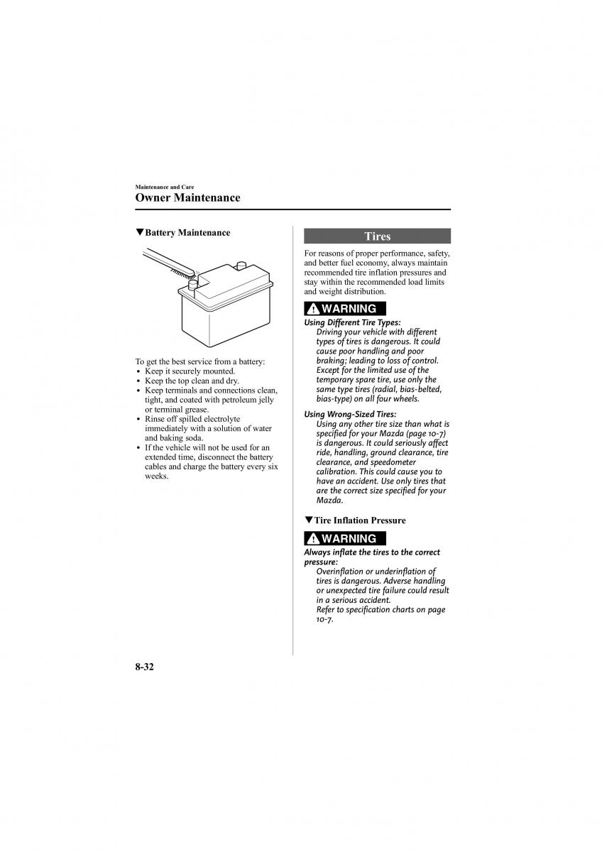 Mazda 6 II 2 owners manual / page 374