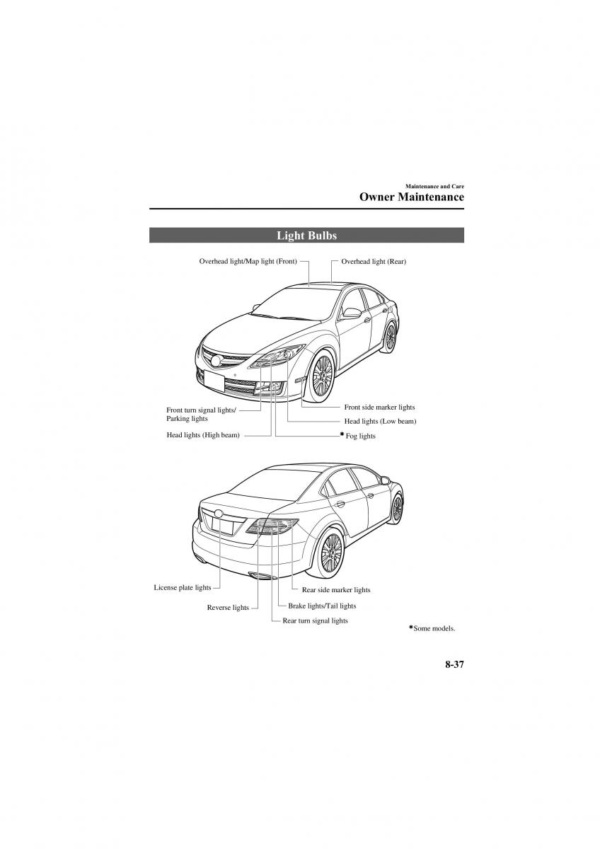 Mazda 6 II 2 owners manual / page 379