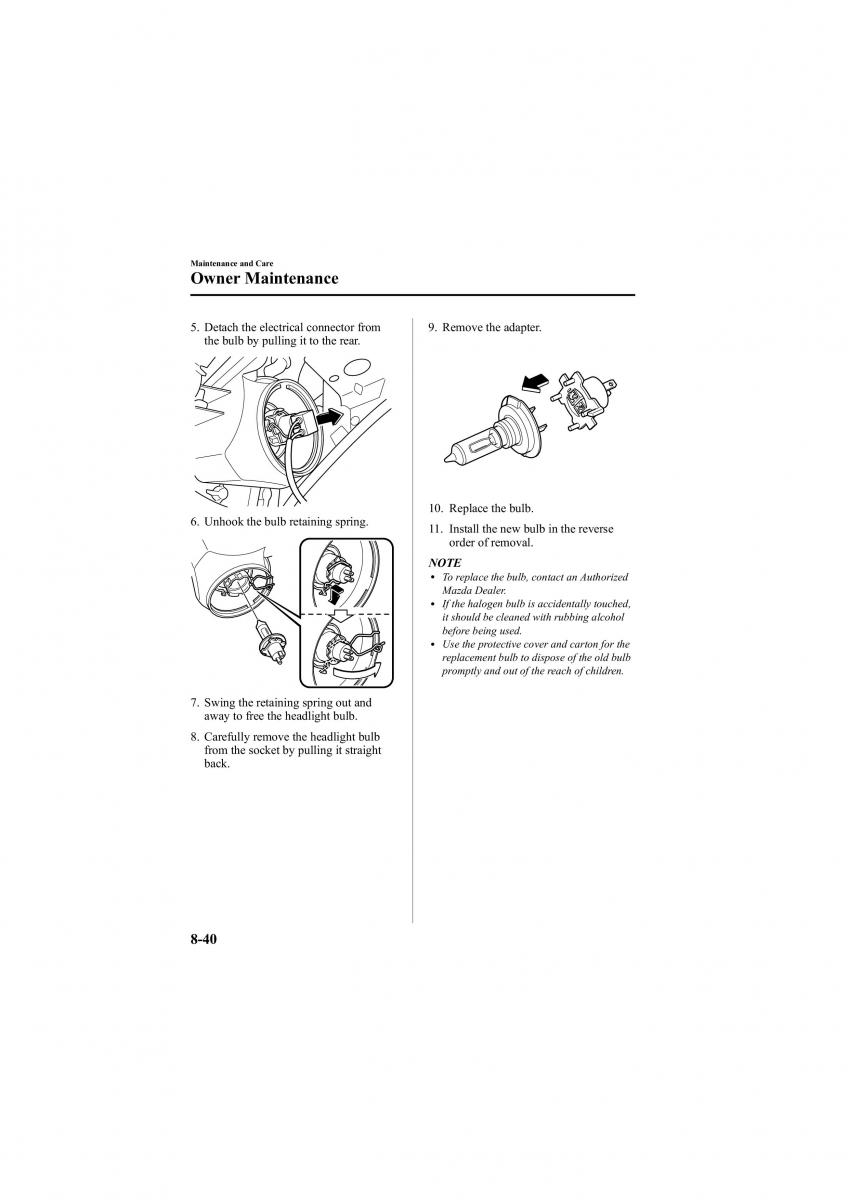 Mazda 6 II 2 owners manual / page 382