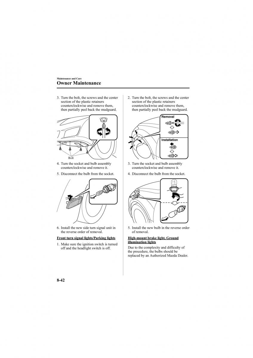 Mazda 6 II 2 owners manual / page 384