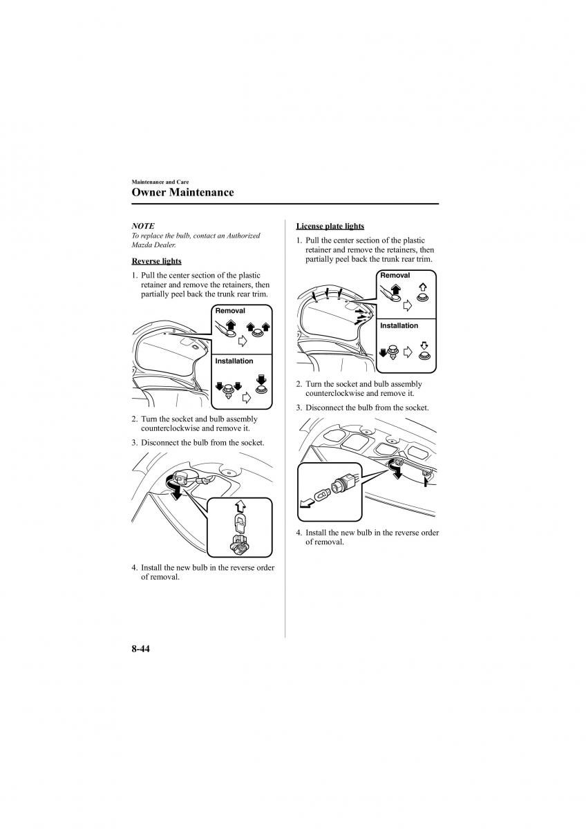 Mazda 6 II 2 owners manual / page 386