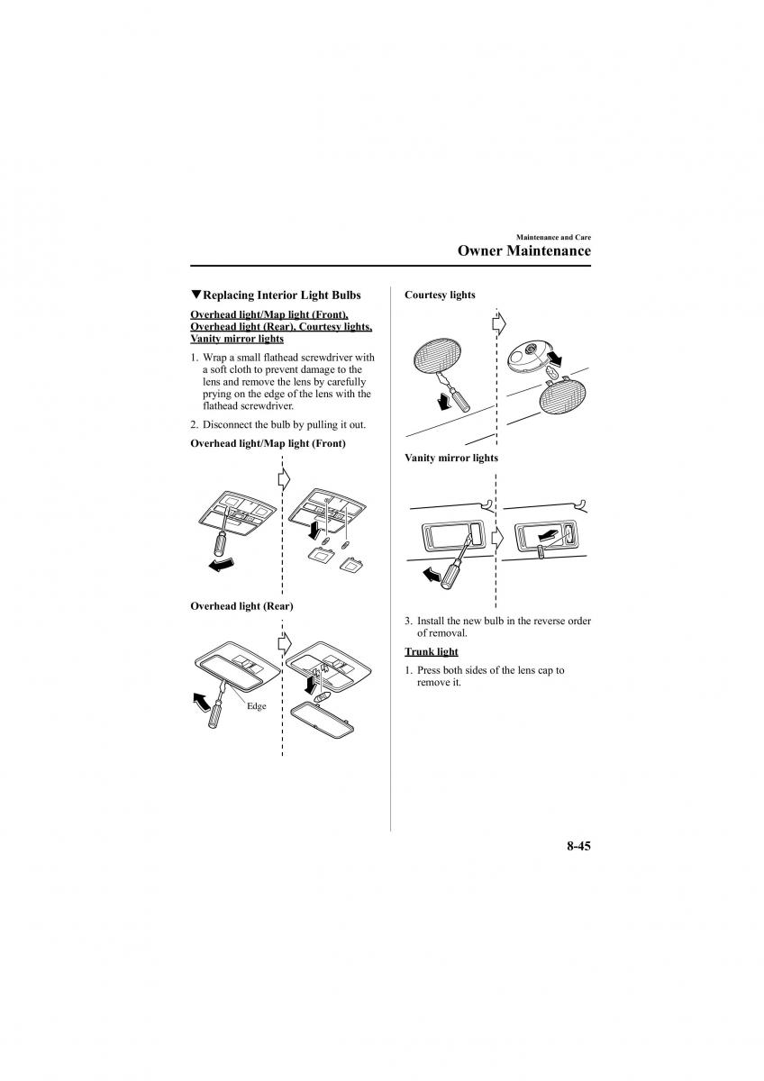 Mazda 6 II 2 owners manual / page 387