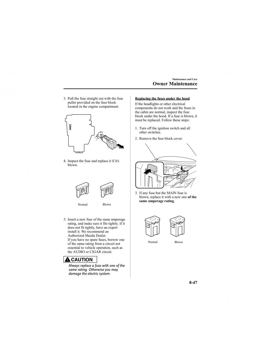 Mazda 6 II 2 owners manual / page 389