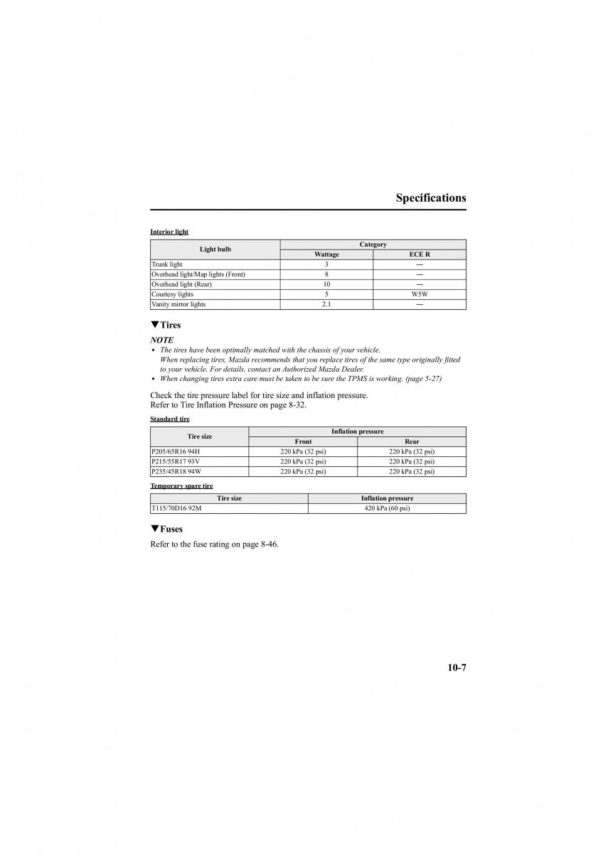 Mazda 6 II 2 owners manual / page 453