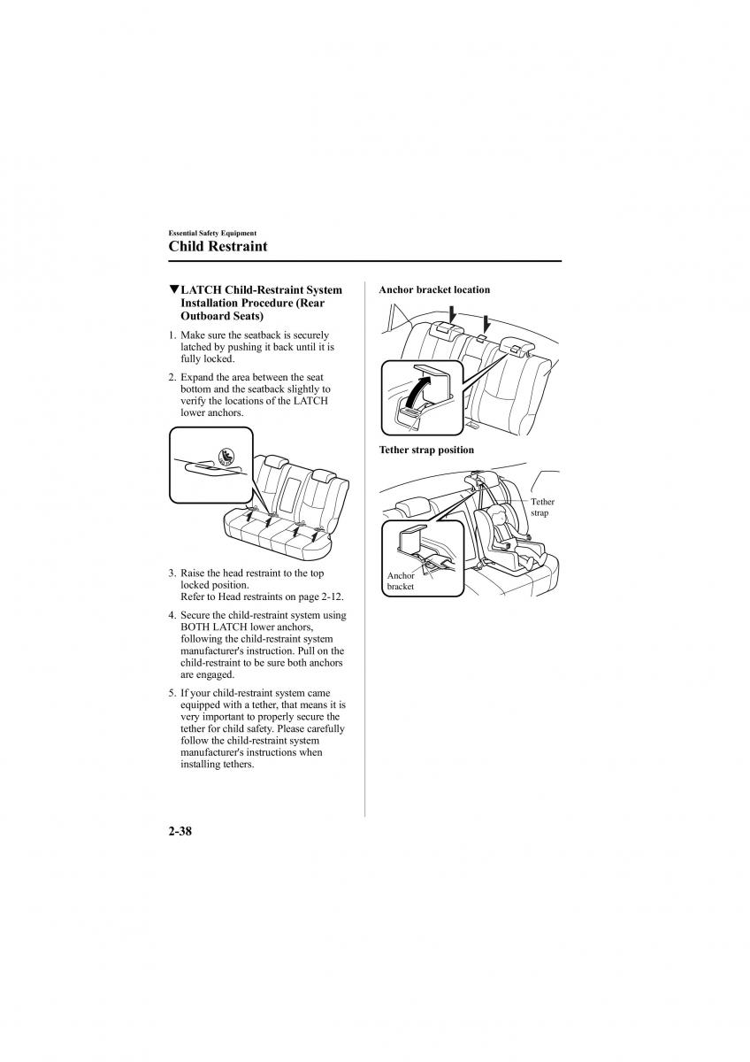 Mazda 6 II 2 owners manual / page 50