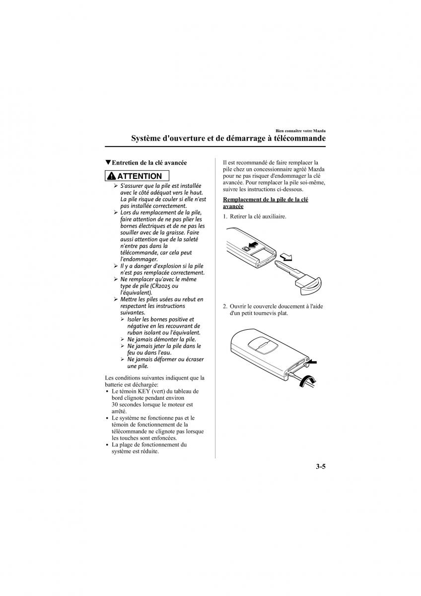 Mazda 6 II 2 manuel du proprietaire / page 83