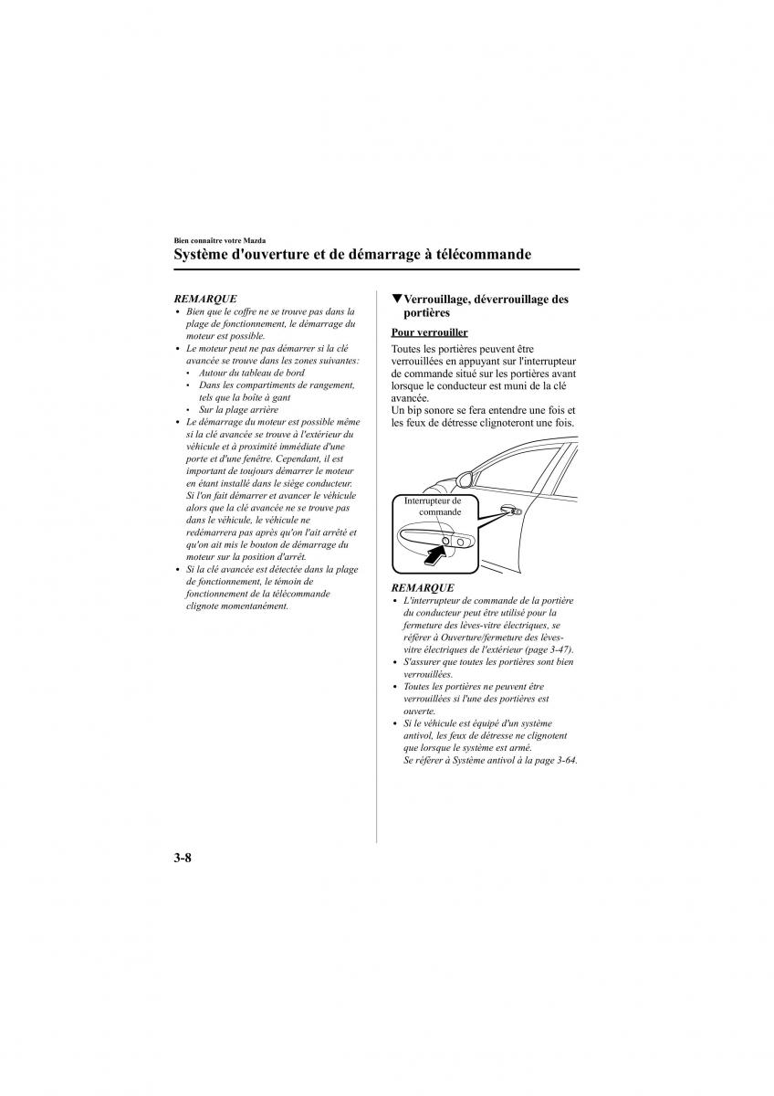 Mazda 6 II 2 manuel du proprietaire / page 86