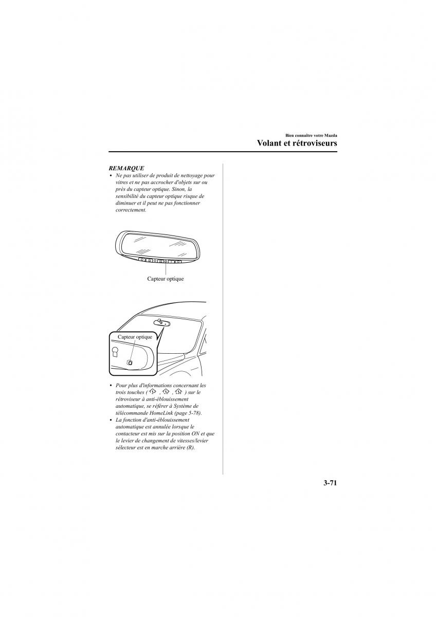 Mazda 6 II 2 manuel du proprietaire / page 149