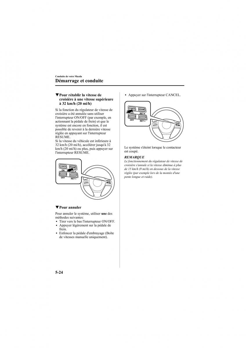 Mazda 6 II 2 manuel du proprietaire / page 188