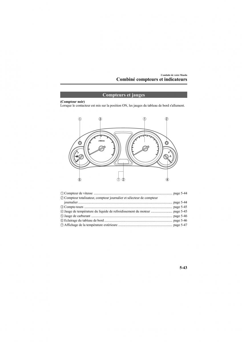 Mazda 6 II 2 manuel du proprietaire / page 207