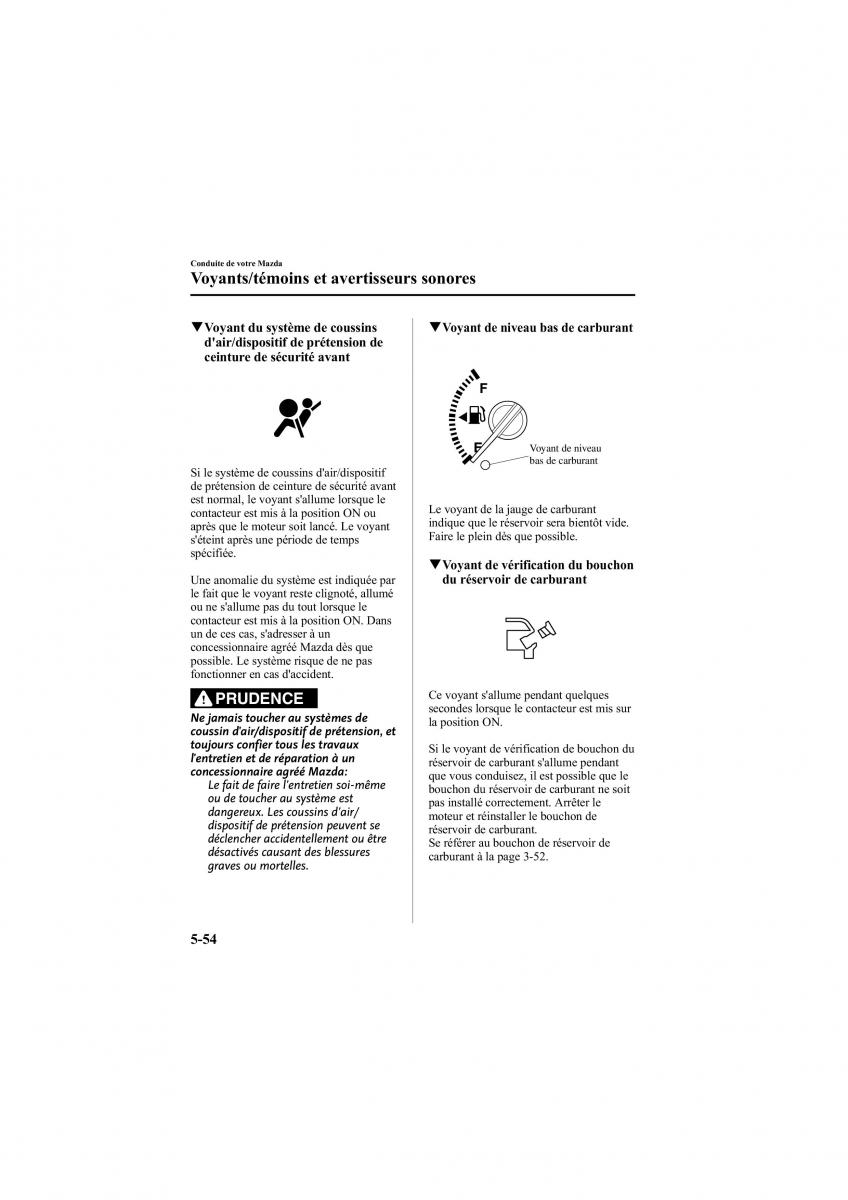 Mazda 6 II 2 manuel du proprietaire / page 218