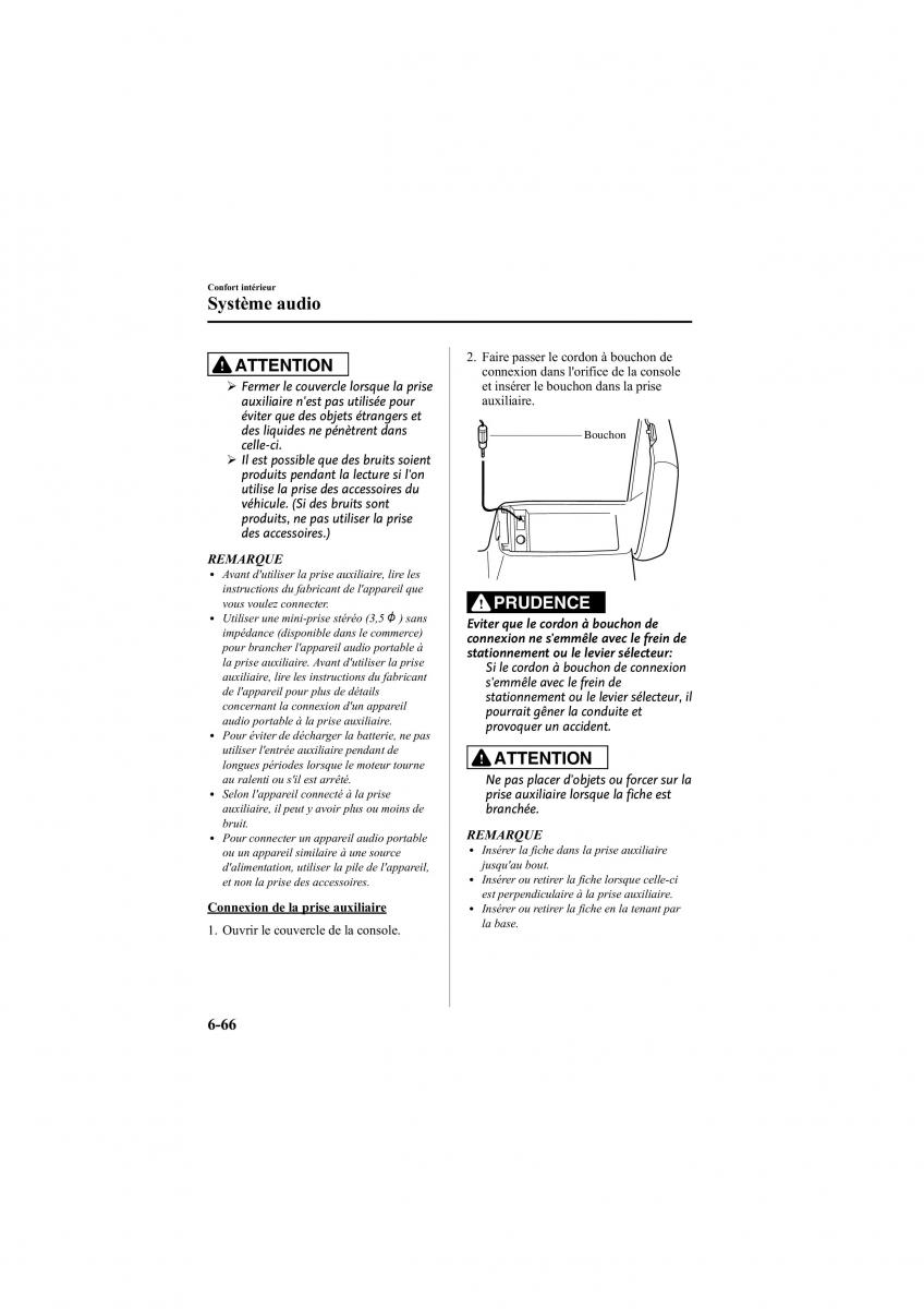 Mazda 6 II 2 manuel du proprietaire / page 312