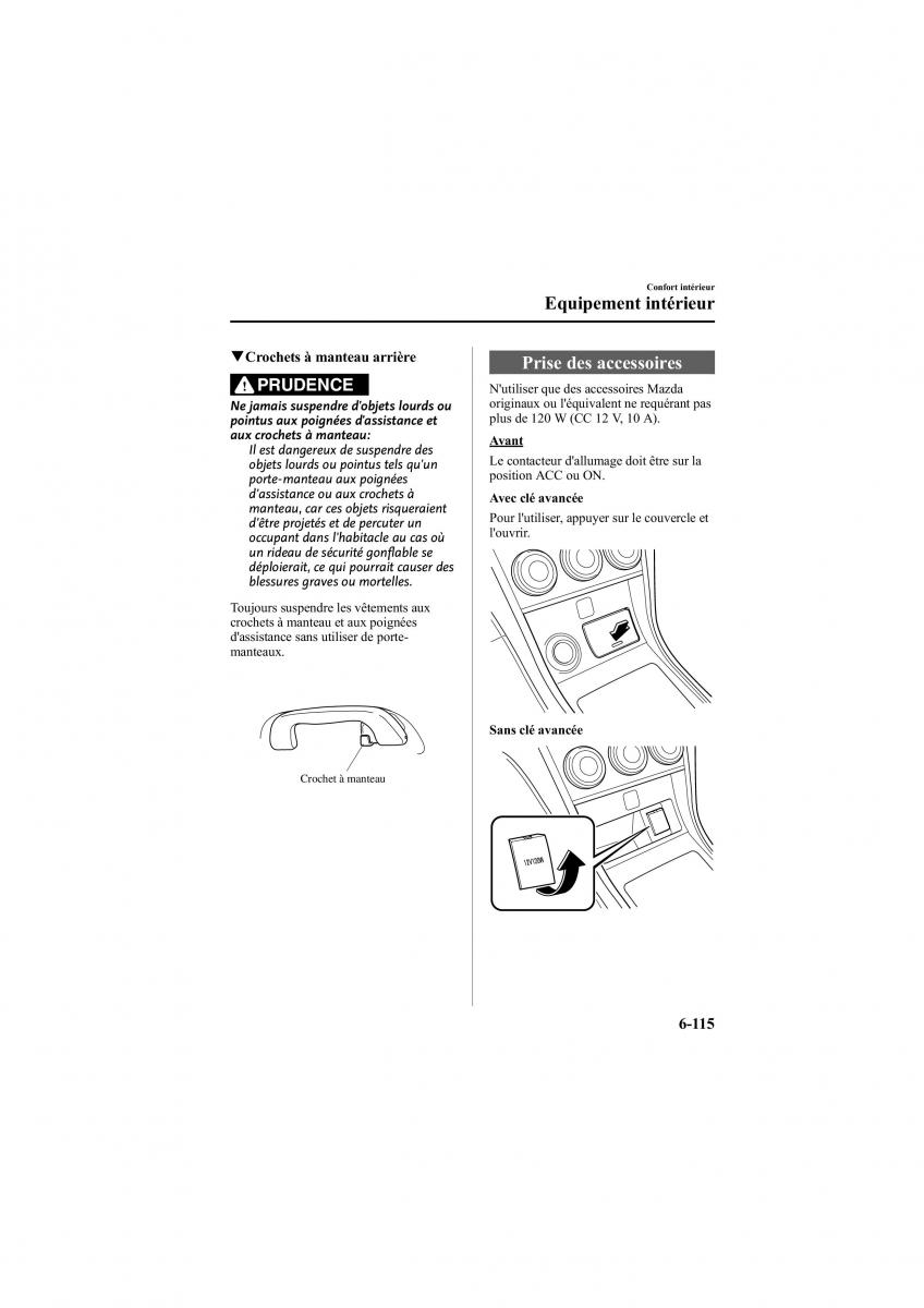 Mazda 6 II 2 manuel du proprietaire / page 361