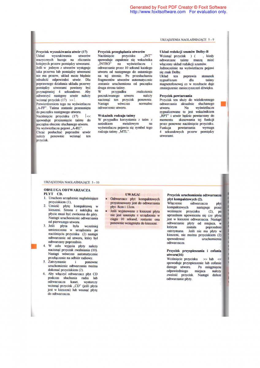 Daewoo Leganza instrukcja obslugi / page 59