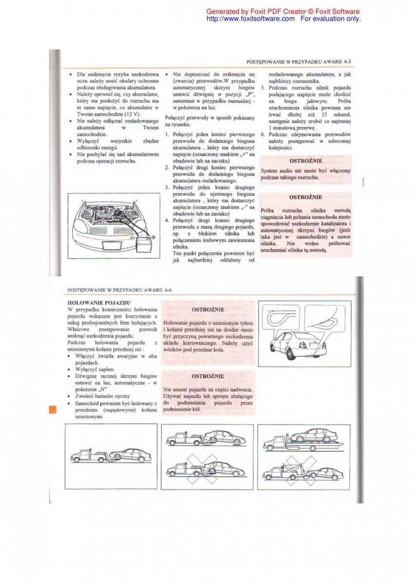 Daewoo Leganza instrukcja obslugi / page 70