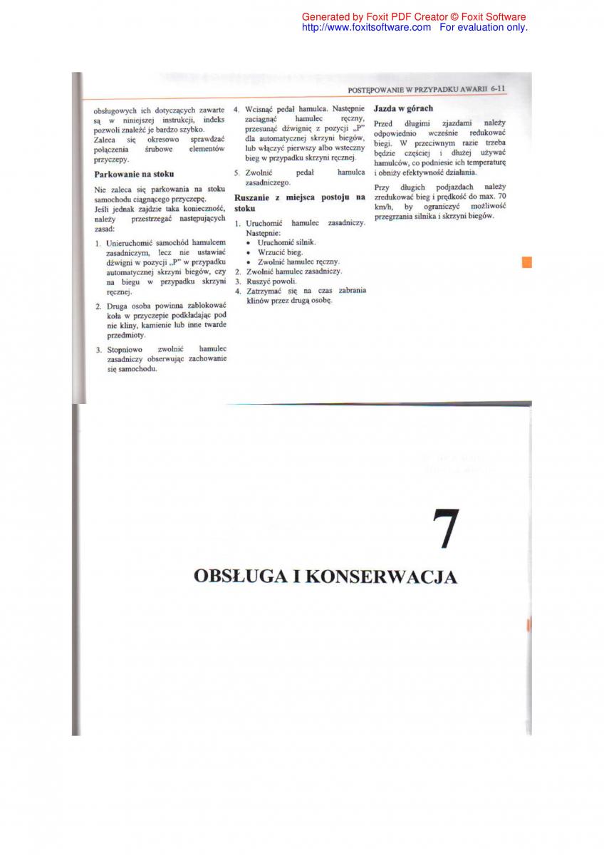 Daewoo Leganza instrukcja obslugi / page 73