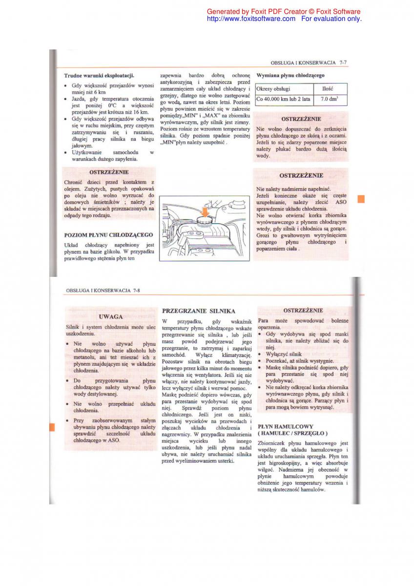 Daewoo Leganza instrukcja obslugi / page 77