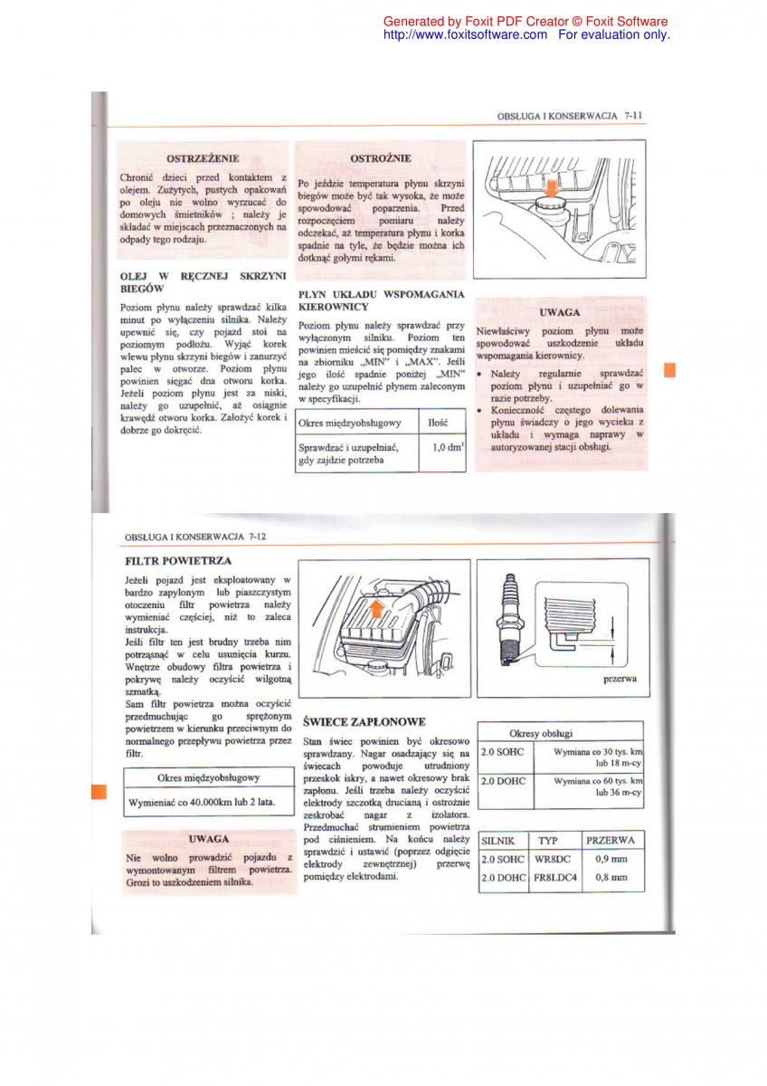 Daewoo Leganza instrukcja obslugi / page 79